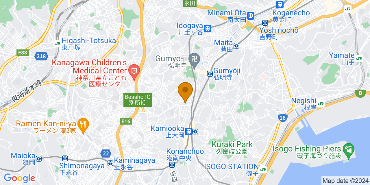 IY横浜別所地図