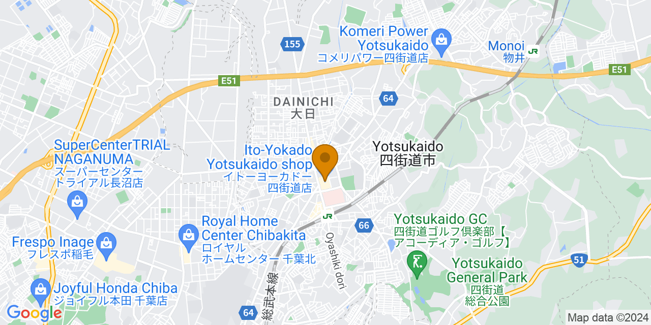 IY四街道地図