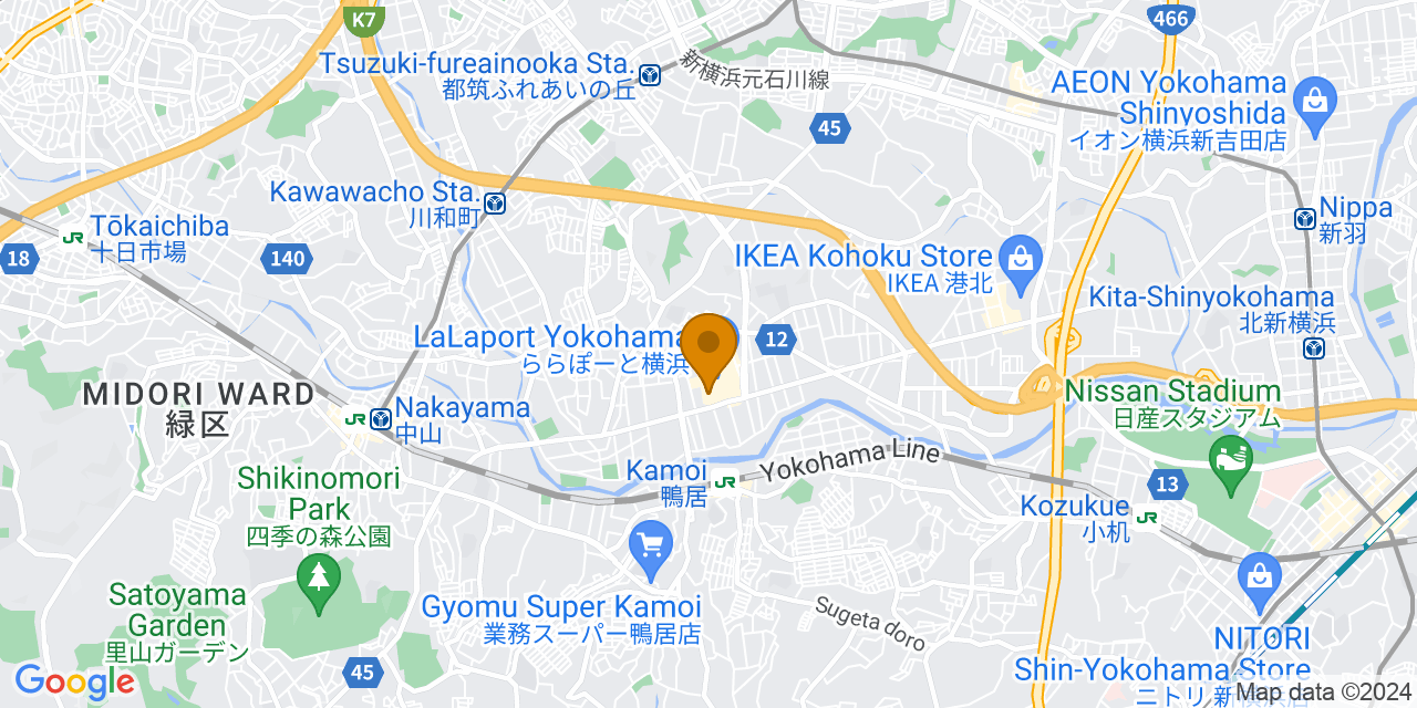 IYららぽーと横浜地図